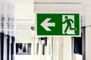 designate emergency exits