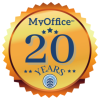 MyOffice 20th Badge - 500px